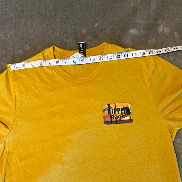 Ripped Rags : Twilight Palms Ripped T-shirt Size L - Picture 11 of 12